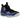 Nike Air Foamposite One Galaxy sneakers i vinkelret visning med flerfarvet overdel i galaksestof og sort gummisål