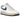 Nike Air Force 1 Low 07 Athletic Department Sail Deep Royal Blue sneakers i sideprofil med hvid læderoverdel og blåt swoosh