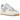 Nike Air Force 1 Low '07 White Sail Light Silver Gum sneakers i sideprofil med hvid overdel, sølv detaljer og klassisk gummisål