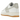 Nike Air Force 1 Low '07 White Sail Light Silver Gum sneakers i sideprofil med hvid læderoverdel og gummisål