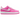 Nike Air Force 1 Low Playful Pink sneakers i et klassisk sideprofil med lyserød overdel, hvid sål og snørebånd.