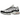Nike Air Max Plus Panda sneakers i vinkelret visning med sort mesh overdel hvide detaljer og synlige Air enheder i sålen
