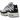 Nike Air Max Plus Panda sneakers i vinkelret visning med sort mesh overdel hvide detaljer synlige Air enheder og hvid mellemsål