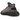 Adidas Yeezy Boost 350 V2 Yecheil sneakers i vinkelvisning med sort Primeknit-overdel, flerfarvede detaljer og rødidig stribe samt riflet sål.