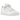 Adidas Forum Low Triple White sneakers i sideprofil med hvid overdel i læder, klassiske snørebånd og flad gummisål
