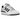 Adidas Forum Low White Black sneakers i sideprofil med hvid overdel i læder, sorte detaljer, snørebånd og flad gummisål