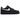 Nike Air Force 1 Low 07 Black White sneakers i sideprofil med sort læderoverdel, hvid swoosh og klassisk gummisål