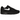 Nike Air Max 1 Black White Swoosh sneakers i sideprofil med sort overdel, hvid sål og klassisk hvidt swoosh-logo