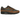 Nike Air Max 1 Beef and Broccoli sneakers i en vinklet profil med brun læderoverdel, grønne detaljer og synlig Air unit i mellemsålen