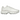 Nike Air Max Plus Platinum Tint sneakers i vinkelret visning med grå mesh overdel, sølv detaljer og synlige Air enheder i sålen