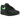 Nike Air Max 1 Essential Black Green Strike sneakers i sideprofil med sort overdel og grønne detaljer samt synlig Air unit