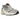 New Balance 9060 Rain Cloud sneakers i et vinklet sidebillede med grå ruskindsoverdel, hvide snørebånd og chunky sål