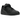 Adidas Forum Low Triple Black sneakers i sideprofil med sort læderoverdel, matchende snørebånd og klassisk sål