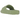 Adidas Adilette 22 Slides Magic Lime sneakers i vinklet visning med futuristisk 3D topografisk design i lysegrøn farve