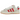 Adidas Campus 00s Crystal White Better Scarlet sneakers i sideprofil med hvid overdel i ruskind og røde læderdetaljer