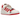 Adidas Forum Low Home Alone sneakers i en vinklet profil med hvid og rød læderoverdel, snørebånd og karakteristiske designdetaljer