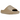 Adidas Yeezy Slide Pure sneakers vinkelvisning i ensfarvet beige EVA-skum med bred rem og riflet ydersål