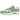 Nike Air Max 1 Patta 20th Anniversary Chlorophyll sneakers i vinkelvisning med grøn læderoverlap og hvid mesh overdel samt snørebånd