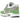 Nike Air Max 1 Patta 20th Anniversary Chlorophyll sneakers i vinkelvisning med grøn og hvid læderoverdel samt synlig Air enhed