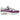 Nike Air Max 1 87 Bold Berry sneakers i sideprofil med hvid mesh overdel, lilla ruskind og synlig Air stødabsorptering i sålen
