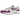 Nike Air Max 1 87 Bold Berry sneakers i en vinkel med hvid overdel og lilla detaljer