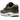 Nike Air Max 1 Essential PRM Neutral Olive Cacao Wow sneakers i sideprofil med olivengrøn overdel i mesh og brun læderdetalje