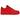 Nike Air Force 1 Low '07 Red Roses sneakers i et vinklet udsnit med rød overdel og hvid sål