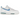 Nike Air Force 1 Low Evo White University Blue sneakers i sideprofil med hvid overdel i læder, lyseblå detaljer og synlig Air-sål.