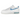 Nike Air Force 1 Low Evo White University Blue sneakers i sideprofil med hvid læderoverdel og lyseblå detaljer samt snørebånd