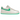 Nike Air Force 1 Low '07 Patent Platinum Tint Stadium Green sneakers vinkelprofil med grøn laklæder overdel og hvid sål
