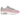 Nike Air Max 1 Pink Rise sneakers i sideprofil med pink mesh overdel, hvid mellemsål og synlig Air enhed