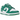Nike Dunk Low White Malachite sneakers i sideprofil med hvid læderoverdel, grønne detaljer og klassisk snøring