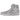 Jordan 1 Retro High OG Swarovski Vast Grey sneakers i sideprofil med krystallyst overdel og hvide snørebånd
