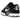 Nike Air Force 3 Low SP Nigo Black White sneakers i vinklet visning med sort og hvid overdel, snørebånd og gummisål