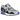 Nike Air Max 90 SP Patta Waves Sapphire sneakers i vinkelret visning med blå bølgede læderoverlays og synlig Air enhed i hælen