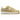 Nike Air Force 1 Low '07 LV8 Buff Gold Sail Embroidered Swoosh sneakers i sideprofil med gyldne læderdetaljer og broderet swoosh