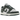 Nike Dunk Low Next Nature Vintage Green sneakers i vinkelret visning med hvid overdel og grønne læderdetaljer samt snørebånd