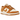 Nike Dunk Low Next Nature Flax Coconut Milk sneakers i vinkelret visning med brun og hvid overdel samt klassisk snøring
