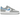 Nike Air Force 1 Low '07 Next Nature Wolf Grey University Blue sneakers i sideprofil med grå overdel og lyseblå detaljer