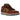 Nike SB Dunk Low Dark Team Red Olive Flak sneakers i sideprofil med mørkerød overdel og olivenfarvet swoosh