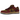 Nike SB Dunk Low Dark Team Red Olive Flak sneakers i vinklet visning med mørkerød overdel, olivenfarvededetaljer og flade snørebånd