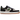 Nike Air Force 1 Low 07 LV8 Black Patent Camo Swoosh sneakers i sideprofil med sort laklæder og camouflage swoosh-logo