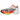 Nike ZoomX Vaporfly Next% 3 FK Ekiden Pack sneakers i en vinkel med hvid overdel, orange swoosh og tyk mellemsål