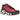 Nike Air Max Plus Burgundy Crush sneakers i en vinkel med mørkerød mesh-overdel, ikoniske bølger og synlige Air-enheder