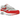 Nike Air Max 1 .SWOOSH Low Poly sneakers i vinklet visning med hvid overdel, flerfarvede detaljer og synlig Air enhed i sålen
