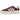 Adidas Gazelle Bold Shadow Red sneakers i sideprofil med rød ruskindsoverdel, hvide læderdetaljer og platformssål
