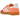 Adidas Gazelle Indoor Beam Orange sneakers i sideprofil med orange overdel i ruskind, hvide læderdetaljer og klassisk gummisål