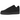 Nike Air Force 1 Low Triple Black Canvas sneakers i sideprofil med sort lærredsoverdel, snørebånd og matchende mørk sål