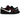 Nike SB Dunk Low Bronx Girls Skate sneakers i vinkelret visning med sort ruskind overdel, hvide snørebånd og slidstærk gummisål