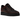 Nike Air Force 1 Low Retro QS Halloween Skull sneakers i sideprofil med sort læderoverdel og hvid sål